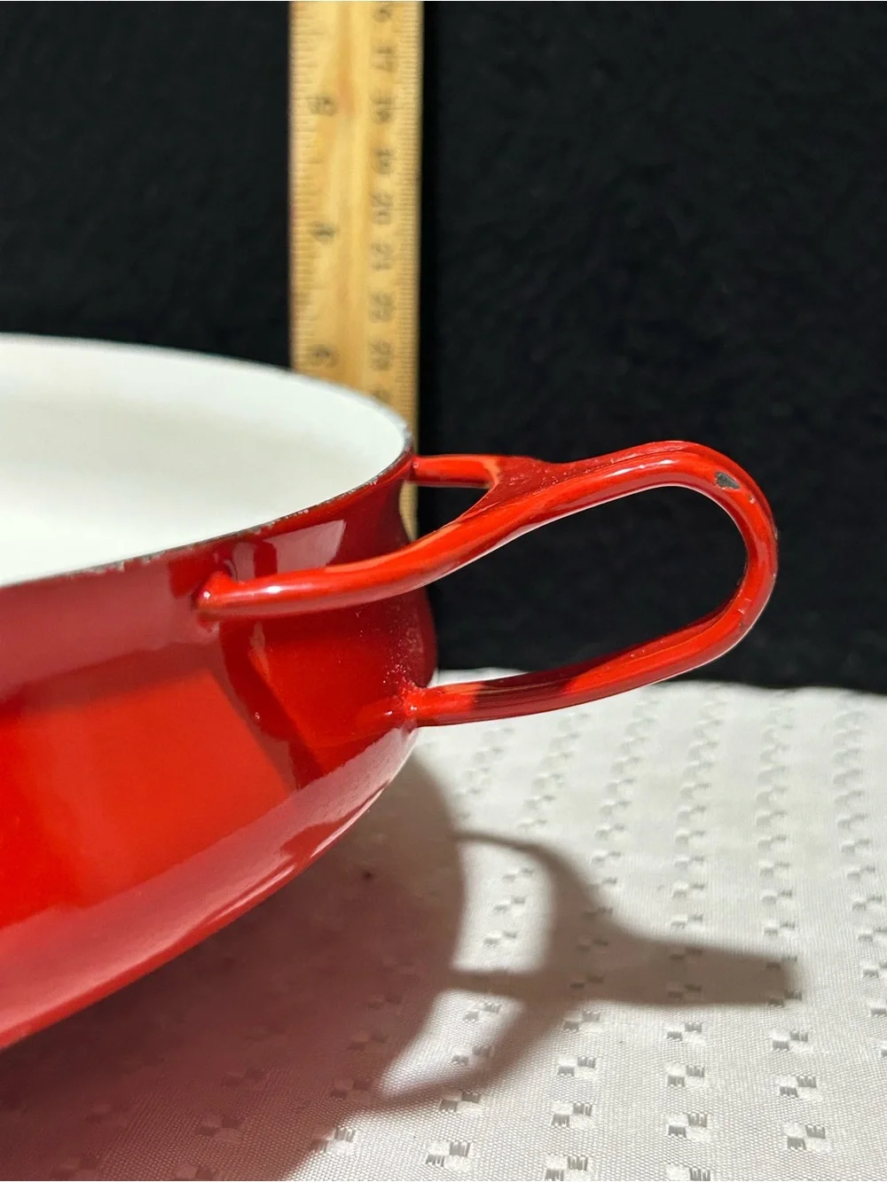 Vintage Dansk Kobenstyle Enamel Paella Pan 13”